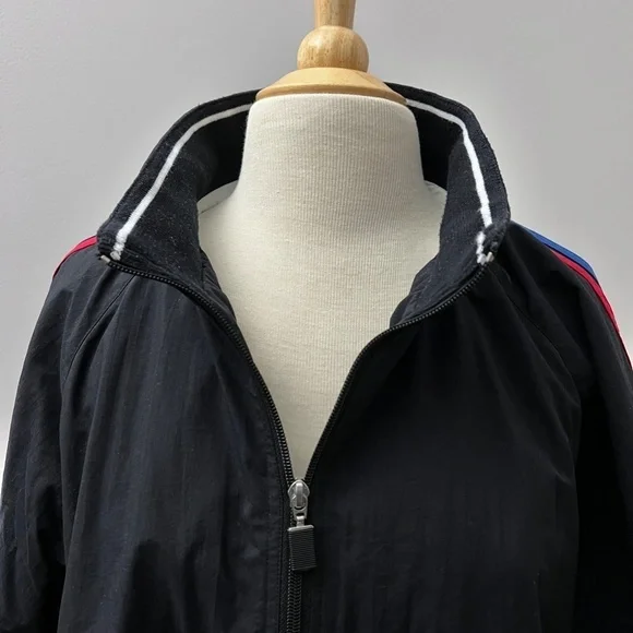 Vintage Retro Striped Winner Jacket Sz XL - Picture 4 of 13